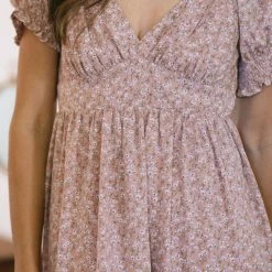 Vanilla Bay Clothing Jamila Puff Sleeve Maxi Dress