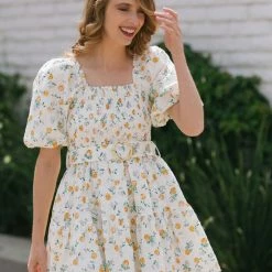 Just Me Sonia Belted Mini Dress