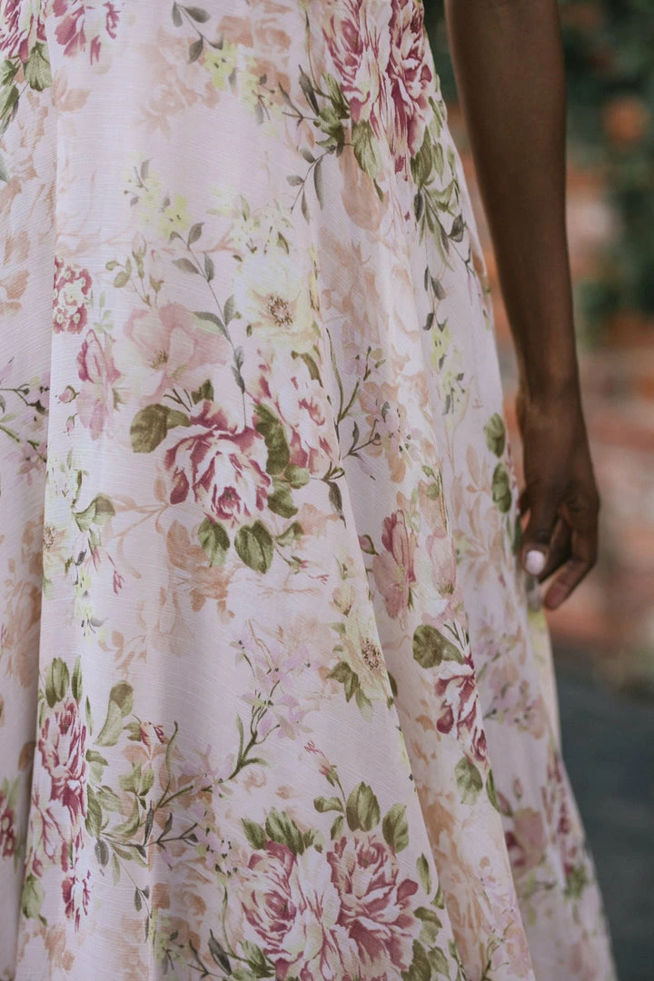 Aakaa Eleanor Floral Maxi Skirt Maternity Friendly