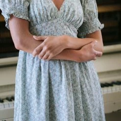 Vanilla Bay Clothing Jamila Puff Sleeve Maxi Dress