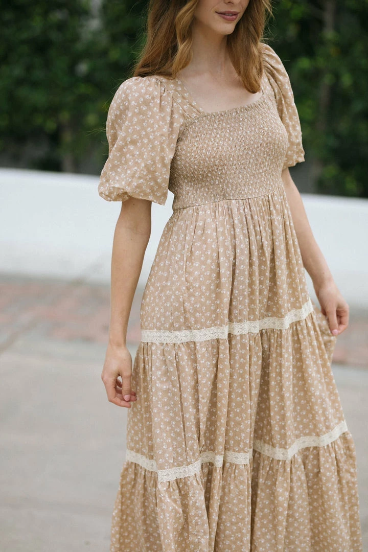 In Loom Heidi Puff Sleeve Square Neck Dress Best Sellers