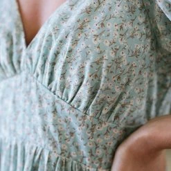 Vanilla Bay Clothing Jamila Puff Sleeve Maxi Dress