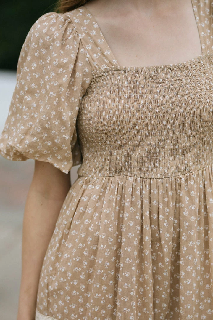 In Loom Heidi Puff Sleeve Square Neck Dress Best Sellers