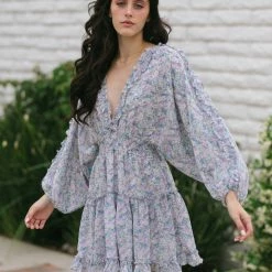 Storia Joelle Ruffle Mini Dress