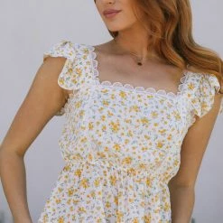 Blu Pepper Ryan Scalloped Peplum Top