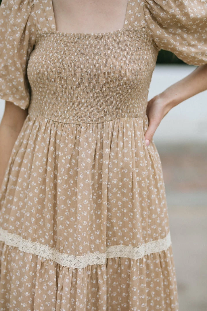 In Loom Heidi Puff Sleeve Square Neck Dress Best Sellers