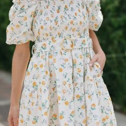 Just Me Sonia Belted Mini Dress