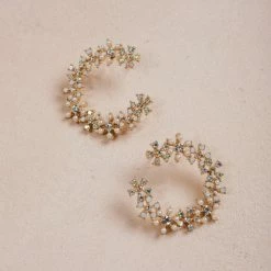 Fame Paula Crystal And Pearl Statement Earrings