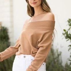 Style Melody Spencer Off Shoulder Sweater Clothing