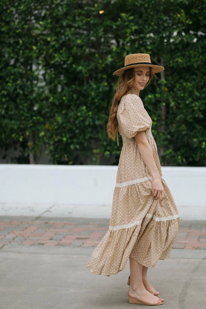 In Loom Heidi Puff Sleeve Square Neck Dress Best Sellers