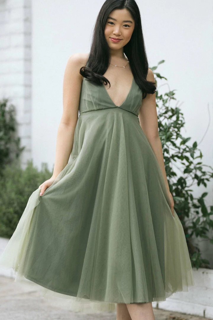 Mable Grace Tulle Midi Dress Bridal