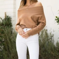 Style Melody Spencer Off Shoulder Sweater Clothing