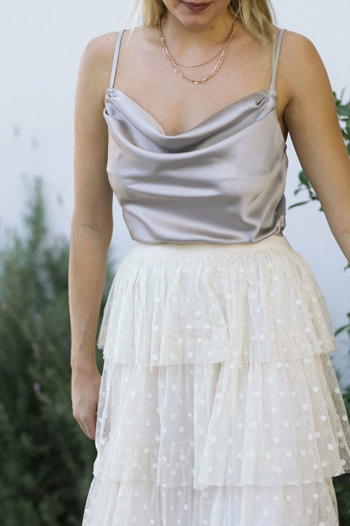 Dress Forum Kira Cowl Neck Bodysuit Clothing