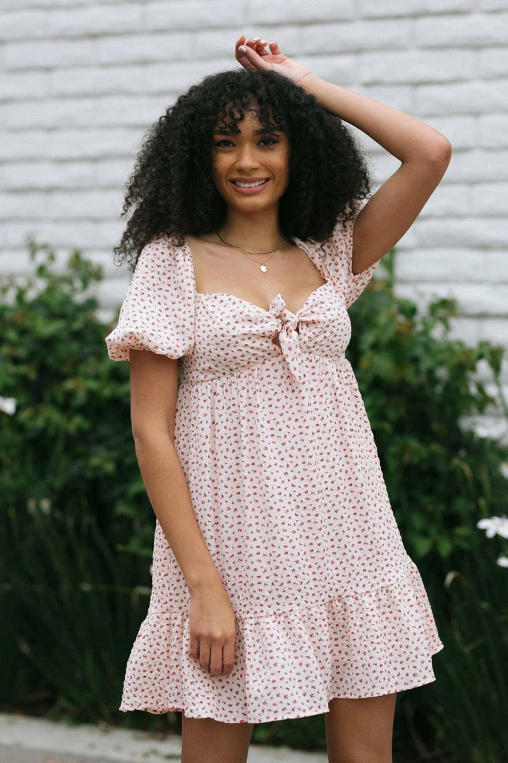 Storia Bennett Textured Mini Dress