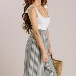 Final Touch Carmen Square Neck Bow Bodysuit Clothing