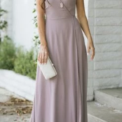 Soieblu Melody Short Sleeve Maxi Wrap Dress Bridal