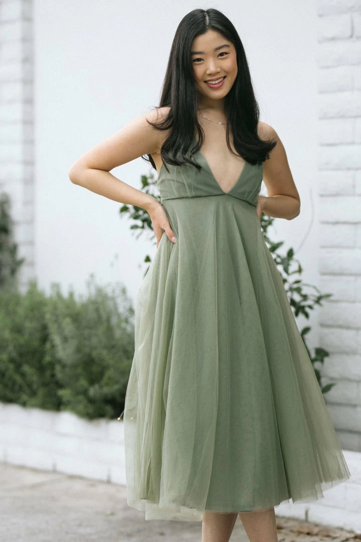 Mable Grace Tulle Midi Dress Bridal