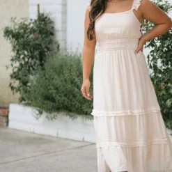 Mittoshop Gilda Ruffled Cami Dress Maternity Friendly