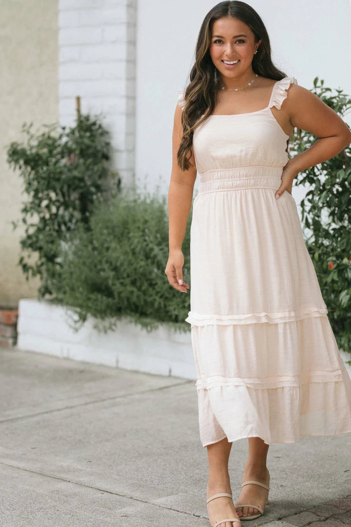 Mittoshop Gilda Ruffled Cami Dress Maternity Friendly