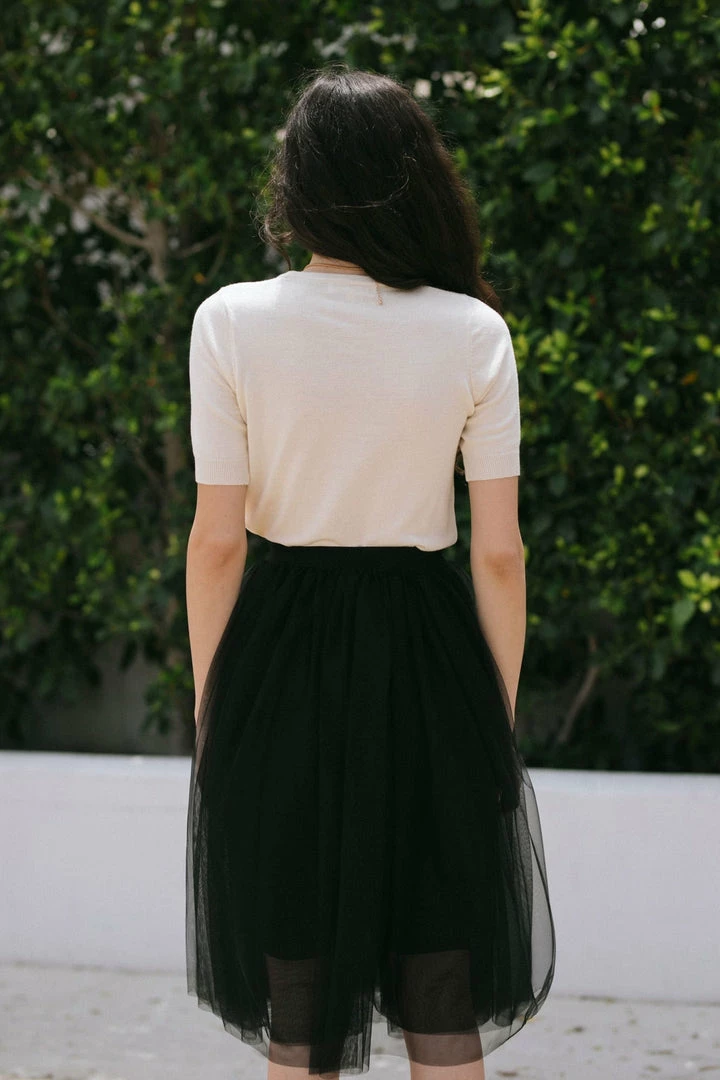 MAK Kris Short Sleeve Knit Top Basics