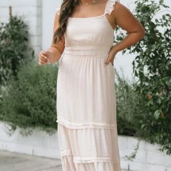 Mittoshop Gilda Ruffled Cami Dress Maternity Friendly