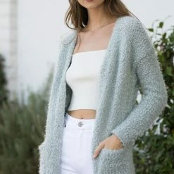 Style Melody Clothing Sandy Popcorn Cardigan