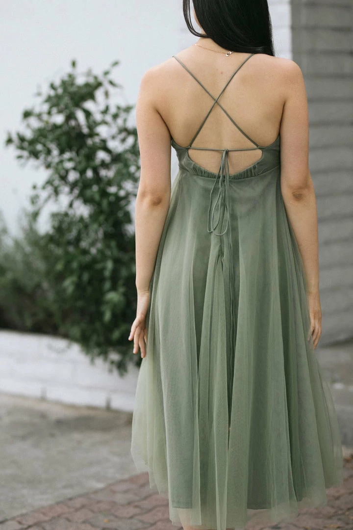 Mable Grace Tulle Midi Dress Bridal