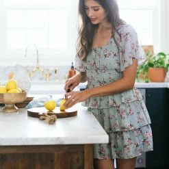 She + Sky Clothing Jane Tiered Mini Dress