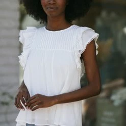 In Loom Tania Pintuck Pleated Blouse