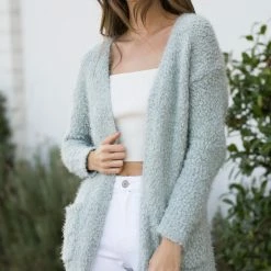 Style Melody Clothing Sandy Popcorn Cardigan