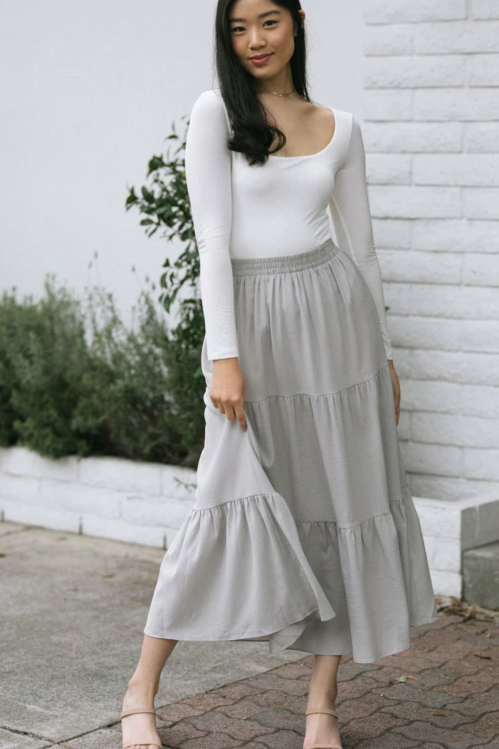 Wishlist Maria Crepe Midi Skirt