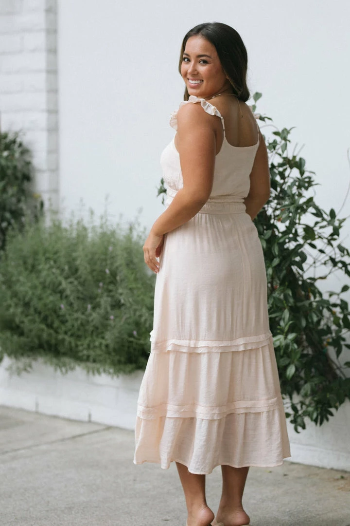 Mittoshop Gilda Ruffled Cami Dress Maternity Friendly