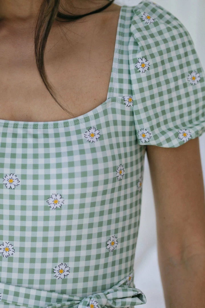 Marina West Swim Eva Puff Sleeve Swimsuit