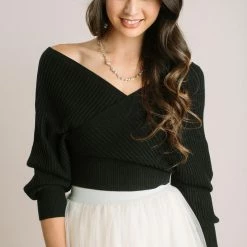 Mable Best Sellers Justine Dolman Sleeve Knit Sweater