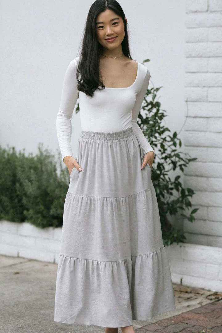 Wishlist Maria Crepe Midi Skirt