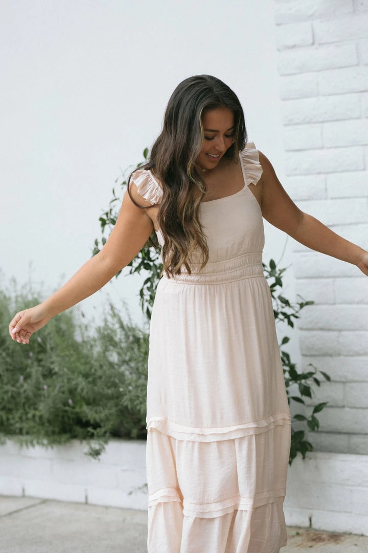 Mittoshop Gilda Ruffled Cami Dress Maternity Friendly