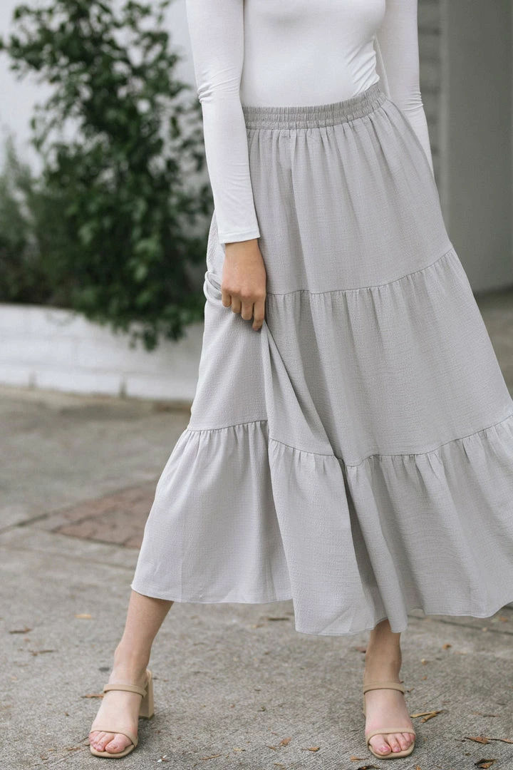 Wishlist Maria Crepe Midi Skirt