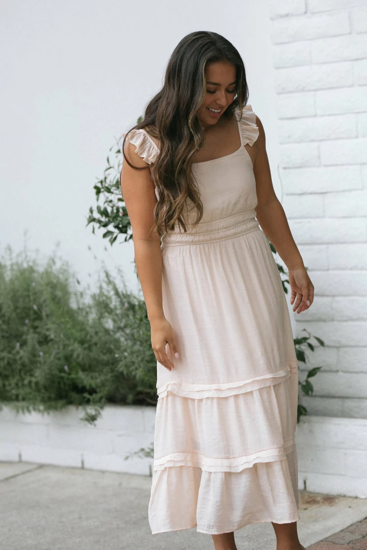 Mittoshop Gilda Ruffled Cami Dress Maternity Friendly