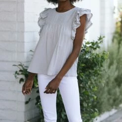 In Loom Tania Pintuck Pleated Blouse