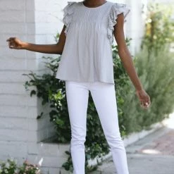 In Loom Tania Pintuck Pleated Blouse