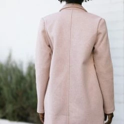 Style Melody Geraldine Notched Lapel Coat