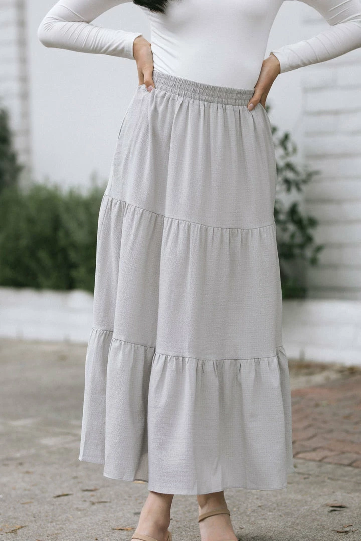 Wishlist Maria Crepe Midi Skirt