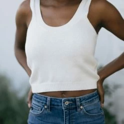 Hyfve Basics Sally Cropped Knit Tank