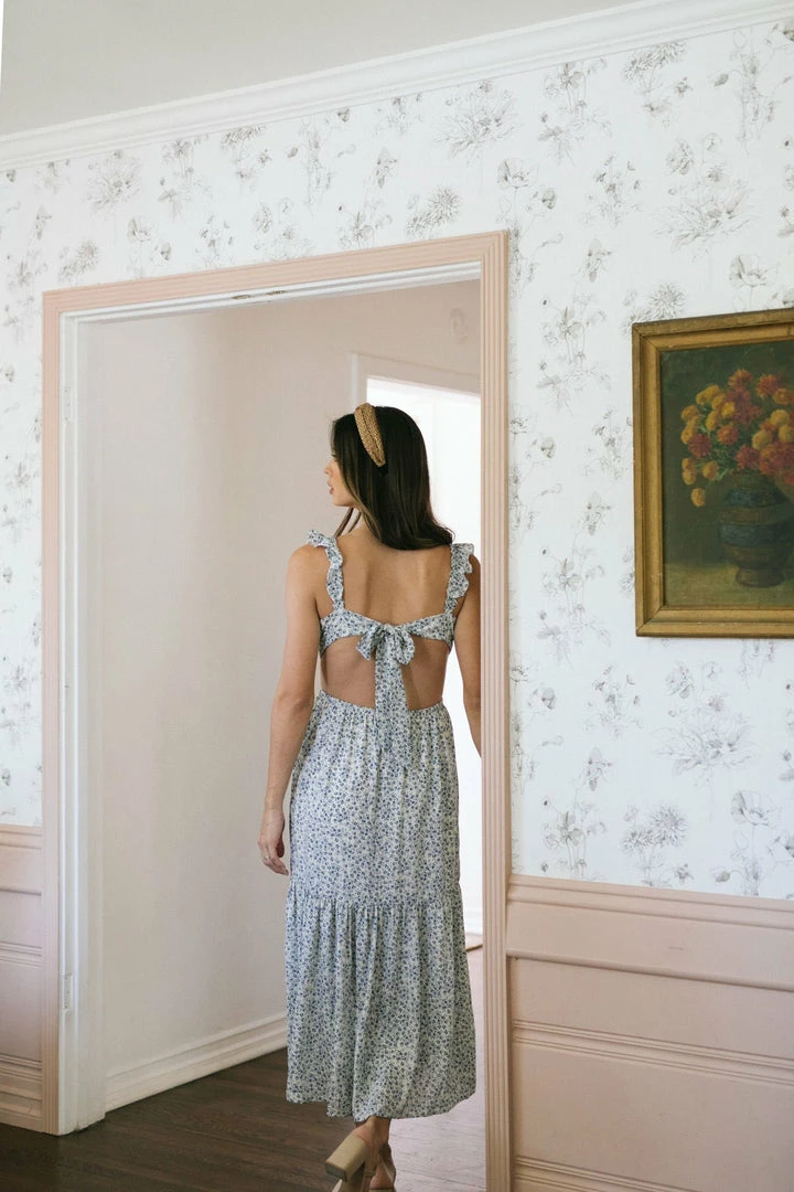 Lush Fatima Tie Back Dress