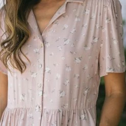 Calista Edna Collared Midi Dress Clothing