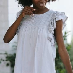 In Loom Tania Pintuck Pleated Blouse