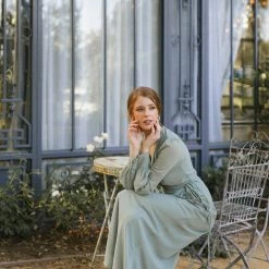 Morning Lavender Best Sellers Chloe Wrap Maxi Dress