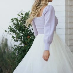 Mimosa Gloria Puff Sleeve Sweater Maternity Friendly