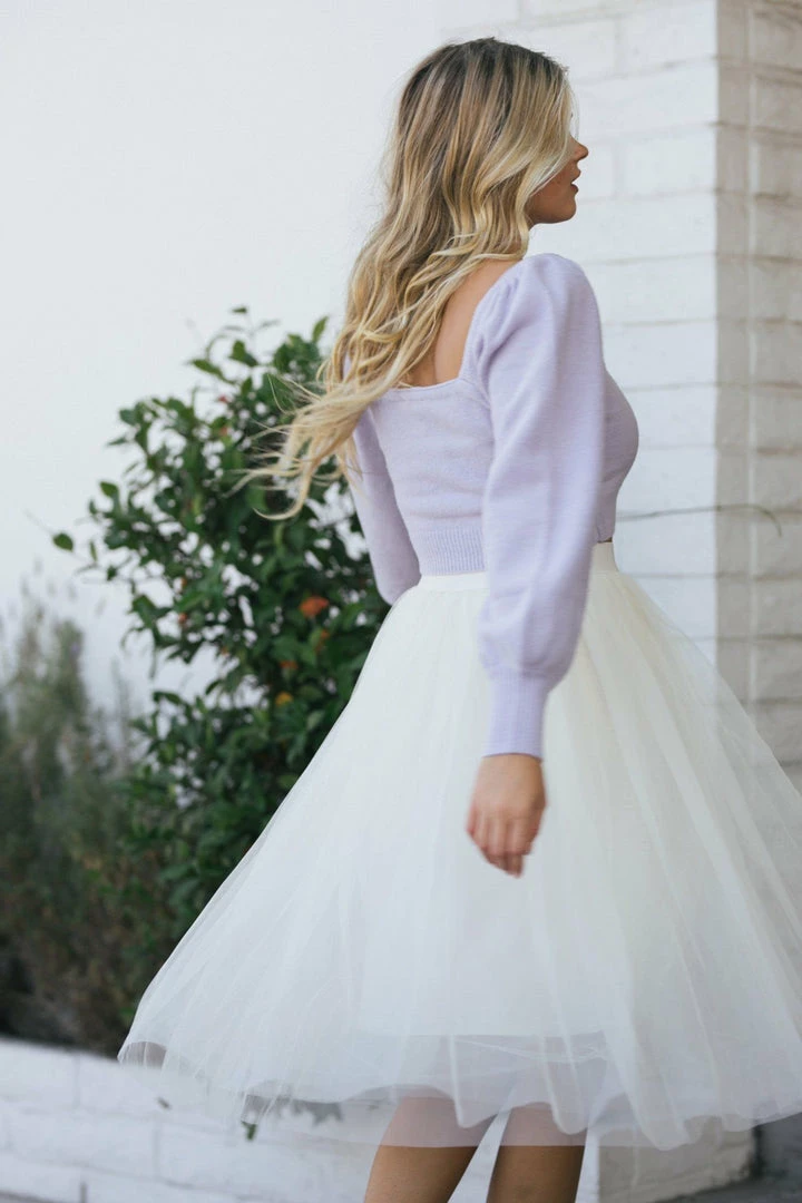 Mimosa Gloria Puff Sleeve Sweater Maternity Friendly