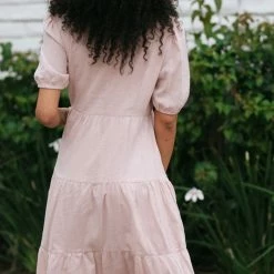 Listicle Birdie Tiered Midi Dress